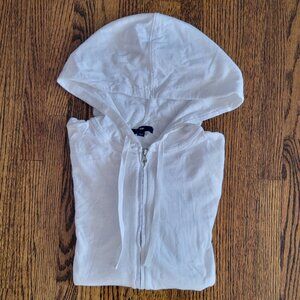 GAP Vintage Lightweight White Hoodie Full Zip Women's Size M